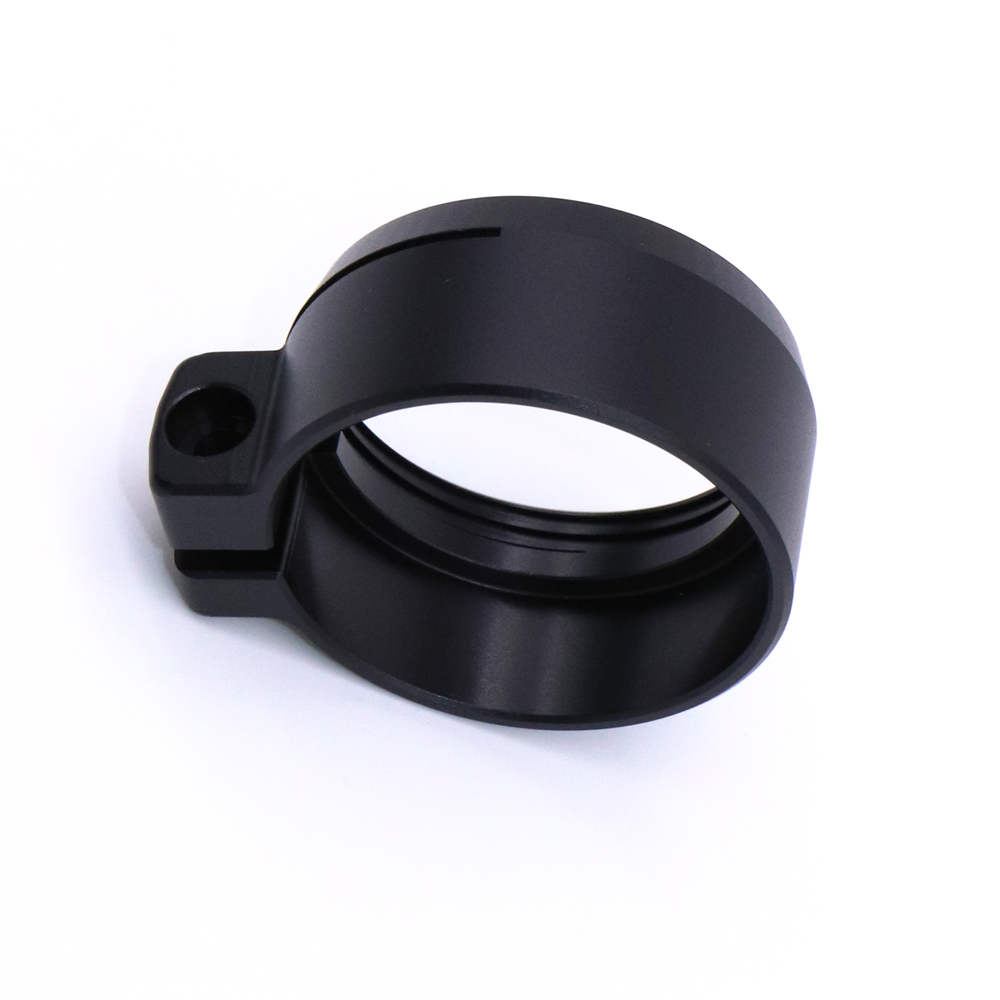 custom cnc machining Black Anodized CNC machining clamp parts