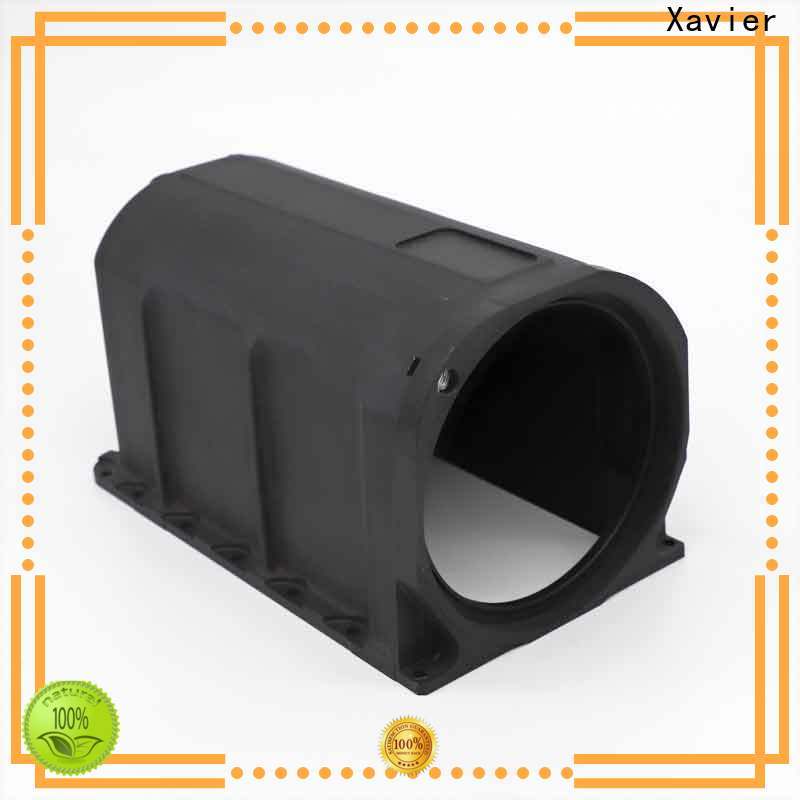 Xavier secondary processing aluminum machining part black anodized for night vision