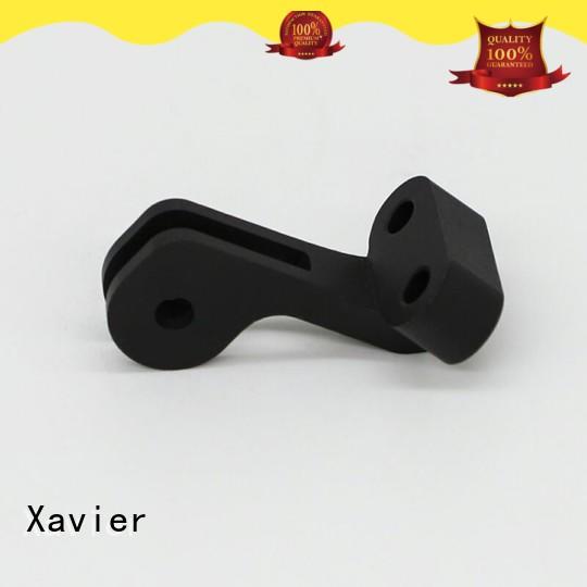 Xavier secondary processing machined parts black anodized